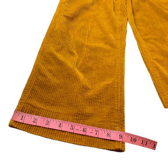Madewell Cropped Wide-Leg Golden Corduroys Sz 26 - Picture 7 of 14